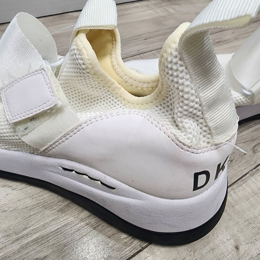DKNY Slip-on White Sneaker Woman Size 7.5 - Picture 8 of 11